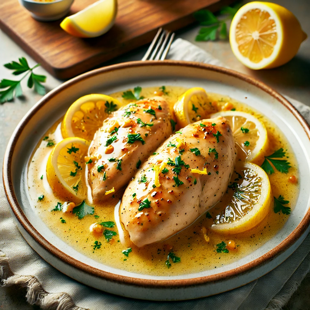 Recept za Pileći File u Sosu od Limuna i Belog Vina